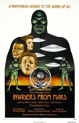 Invaders from Mars movie poster (1953) wooden framed poster