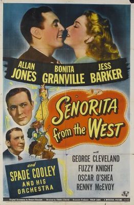 Senorita from the West movie poster (1945) tote bag