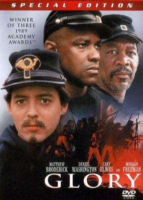 Glory movie poster (1989) canvas poster
