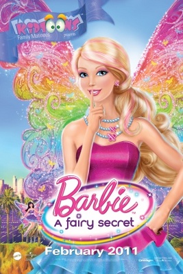 Barbie: A Fairy Secret movie poster (2011) wooden framed poster