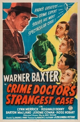 Crime Doctor's Strangest Case movie poster (1943) metal framed poster