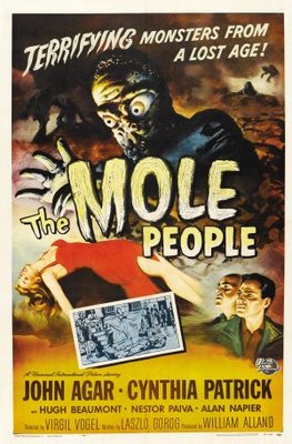 The Mole People movie poster (1956) t-shirt