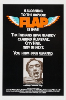 Flap movie poster (1970) wood print