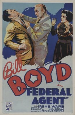 Federal Agent movie poster (1936) Stickers MOV_6b6775b6