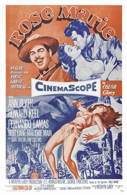 Rose Marie movie poster (1954) canvas poster