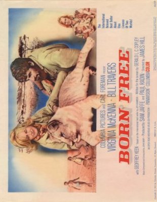 Born Free movie poster (1974) wooden framed poster