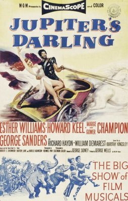 Jupiter's Darling movie poster (1955) wooden framed poster