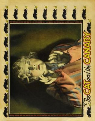The Cat and the Canary movie poster (1927) poster with hanger
