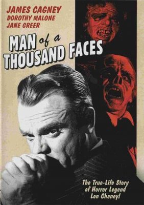 Man of a Thousand Faces movie poster (1957) canvas poster