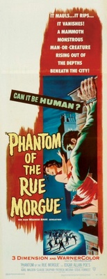 Phantom of the Rue Morgue movie poster (1954) metal framed poster