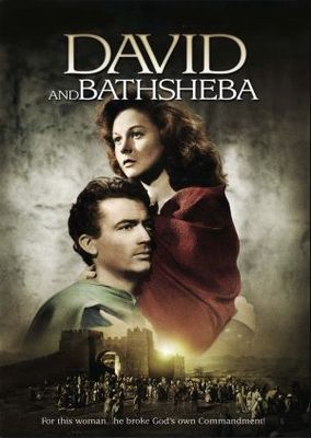 David and Bathsheba movie poster (1951) pillow