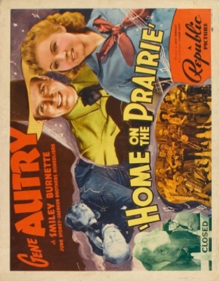 Home on the Prairie movie poster (1939) wood print