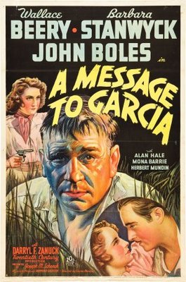 A Message to Garcia movie poster (1936) metal framed poster