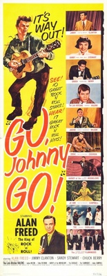 Go, Johnny, Go! movie poster (1959) wood print
