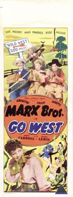 Go West movie poster (1940) mouse pad
