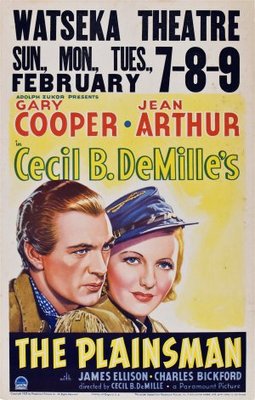 The Plainsman movie poster (1936) poster with hanger