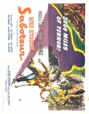Saboteur movie poster (1942) puzzle MOV_6c59cea5