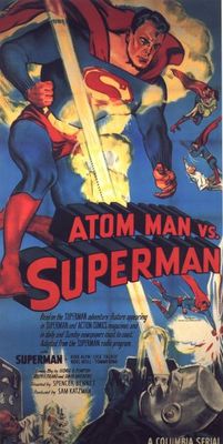 Atom Man Vs. Superman movie poster (1950) hoodie