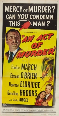 An Act of Murder movie poster (1948) pillow