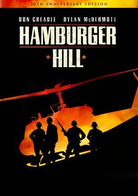 Hamburger Hill movie poster (1987) wooden framed poster