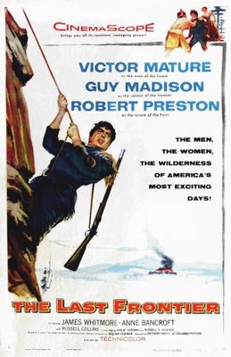 The Last Frontier movie poster (1955) poster with hanger
