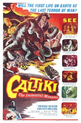 Caltiki - il mostro immortale movie poster (1959) wooden framed poster