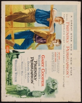 Friendly Persuasion movie poster (1956) wood print
