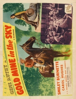 Gold Mine in the Sky movie poster (1938) canvas poster