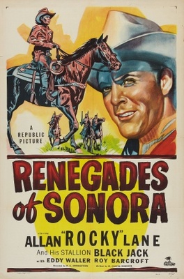 Renegades of Sonora movie poster (1948) canvas poster