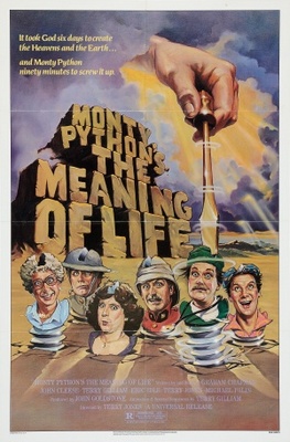 The Meaning Of Life movie poster (1983) wood print