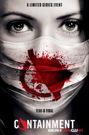 Containment movie poster (2015) pillow