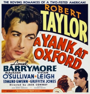 A Yank at Oxford movie poster (1938) wood print