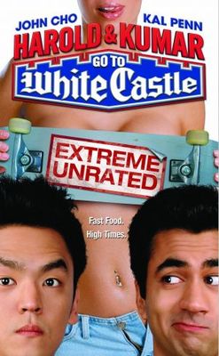 Harold & Kumar Go to White Castle movie poster (2004) wooden framed poster