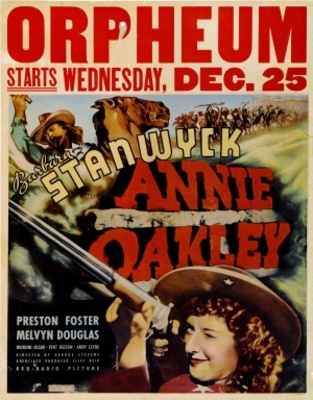 Annie Oakley movie poster (1935) wood print