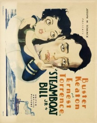 Steamboat Bill, Jr. movie poster (1928) wooden framed poster