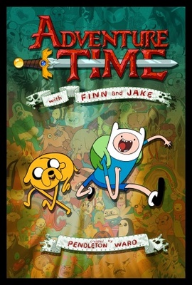 Adventure Time with Finn and Jake movie poster (2010) canvas poster