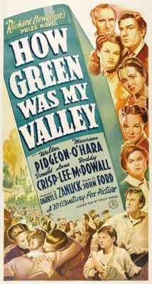 How Green Was My Valley movie poster (1941) metal framed poster