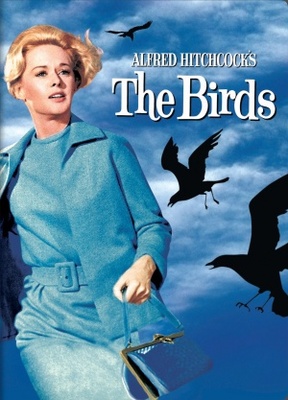 The Birds movie poster (1963) metal framed poster