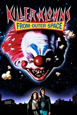 Killer Klowns from Outer Space movie poster (1988) pillow