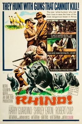 Rhino! movie poster (1964) poster with hanger