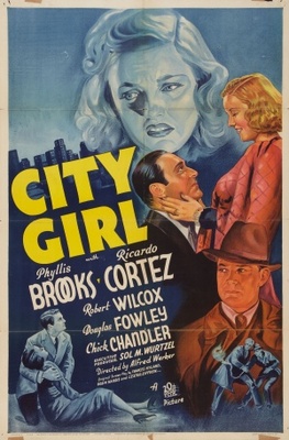 City Girl movie poster (1938) wooden framed poster