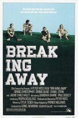 Breaking Away movie poster (1979) wood print