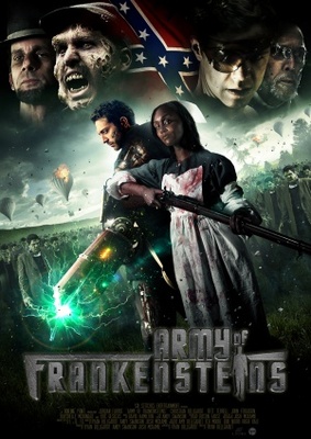 Army of Frankensteins movie poster (2013) wooden framed poster