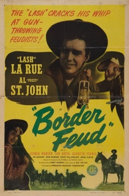 Border Feud movie poster (1947) metal framed poster