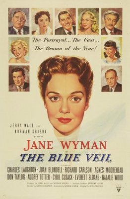 The Blue Veil movie poster (1951) metal framed poster