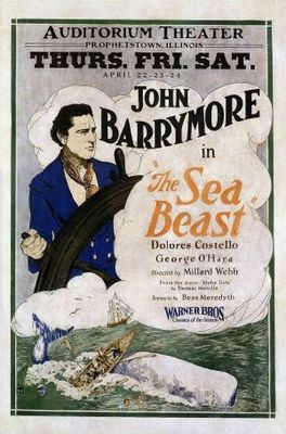 The Sea Beast movie poster (1926) canvas poster
