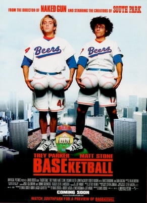 BASEketball movie poster (1998) poster with hanger
