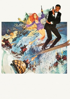 On Her Majesty's Secret Service movie poster (1969) poster with hanger