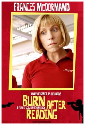 Burn After Reading movie poster (2008) wooden framed poster