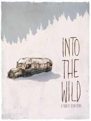 Into the Wild movie poster (2007) metal framed poster